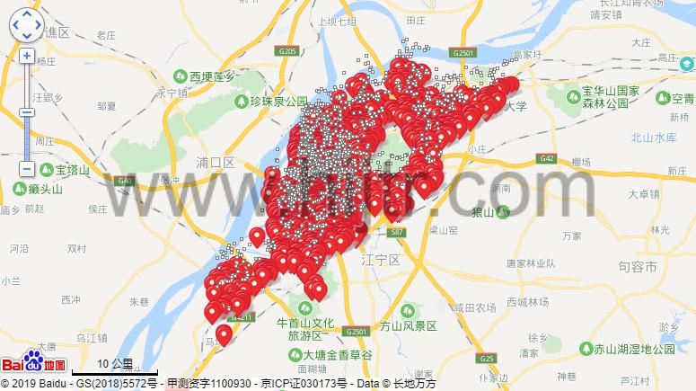 「分享」南京市公共自行车站点位置数据